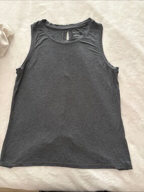 Halogen Charcoal Gray Sleeveless Crewneck Tank
